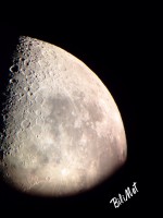 la Lune de nuit zoom
